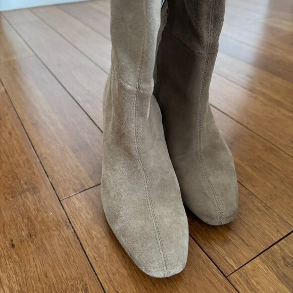 Zara suede leather knee boots, size 36 (US 6) - Picture 4 of 6